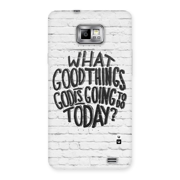 Wall Good Back Case for Galaxy S2