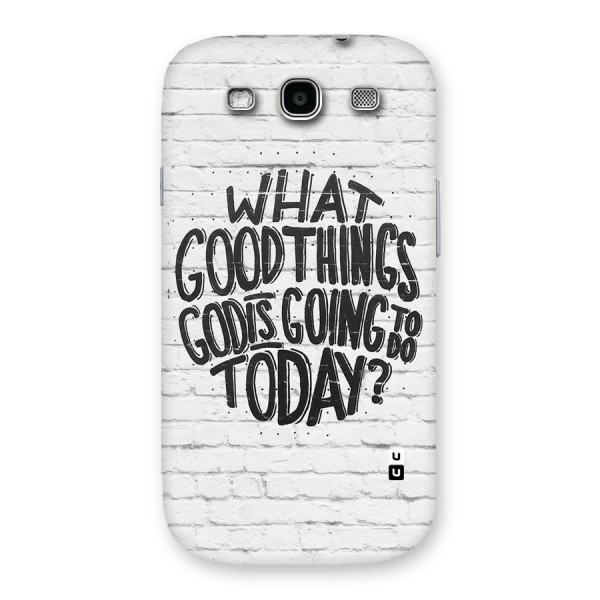 Wall Good Back Case for Galaxy S3 Neo