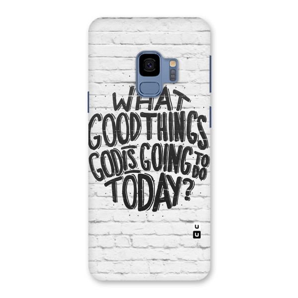 Wall Good Back Case for Galaxy S9