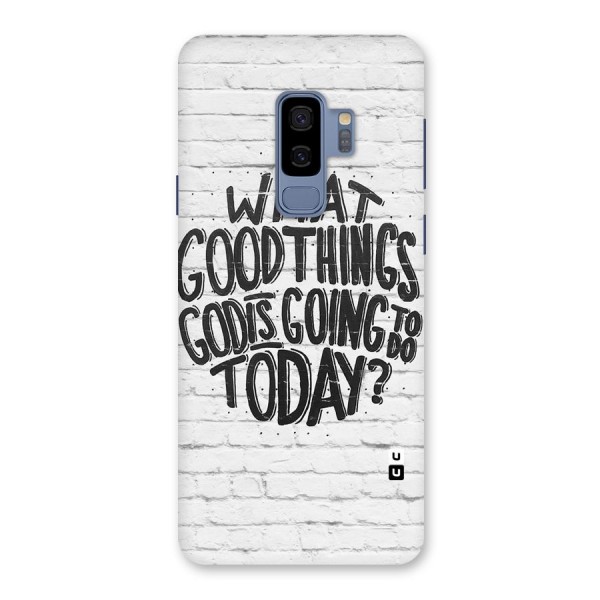 Wall Good Back Case for Galaxy S9 Plus