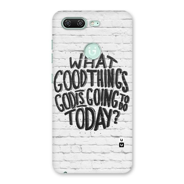 Wall Good Back Case for Gionee S10