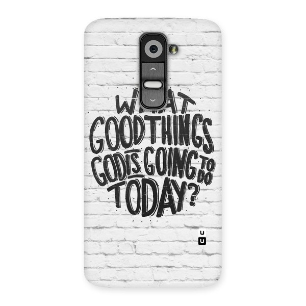 Wall Good Back Case for LG G2
