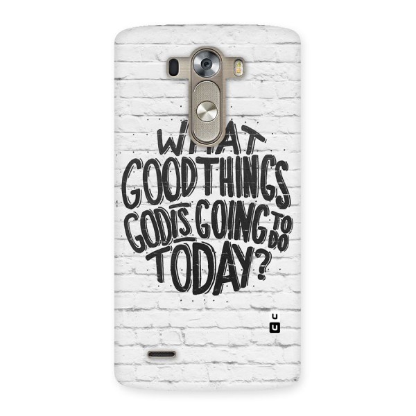 Wall Good Back Case for LG G3