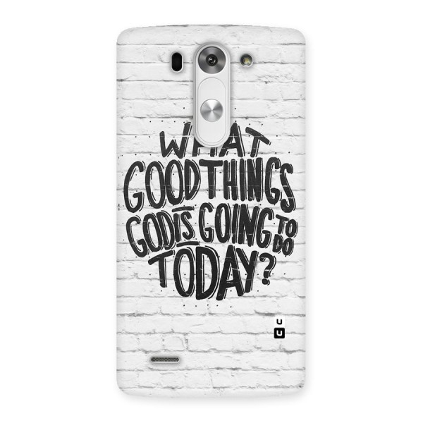 Wall Good Back Case for LG G3 Beat