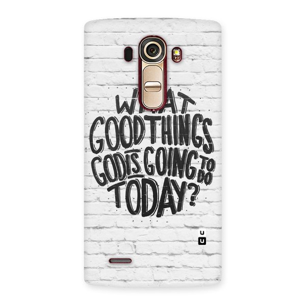 Wall Good Back Case for LG G4