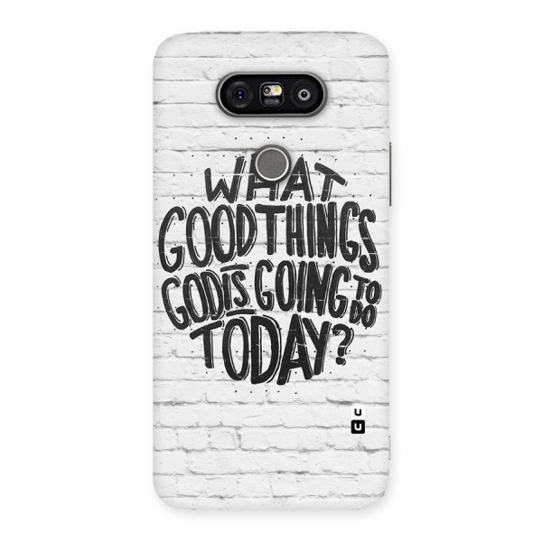 Wall Good Back Case for LG G5