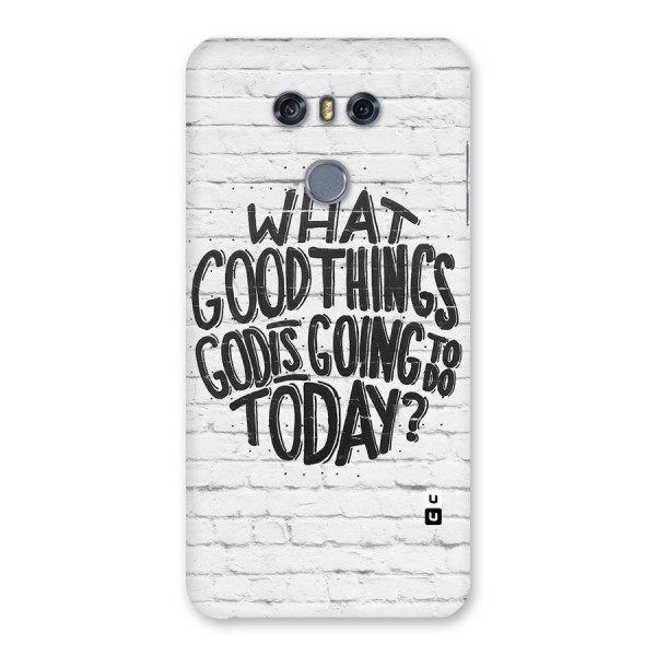 Wall Good Back Case for LG G6