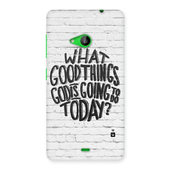 Wall Good Back Case for Lumia 535