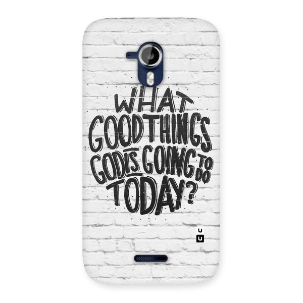 Wall Good Back Case for Micromax Canvas Magnus A117