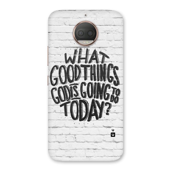 Wall Good Back Case for Moto G5s Plus