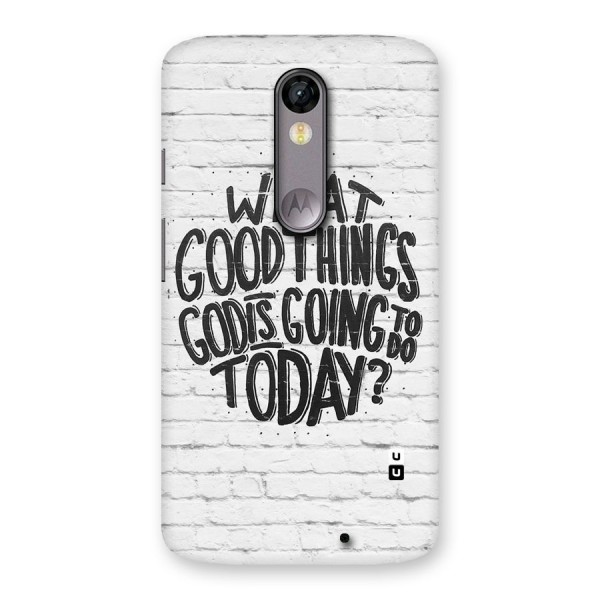Wall Good Back Case for Moto X Force