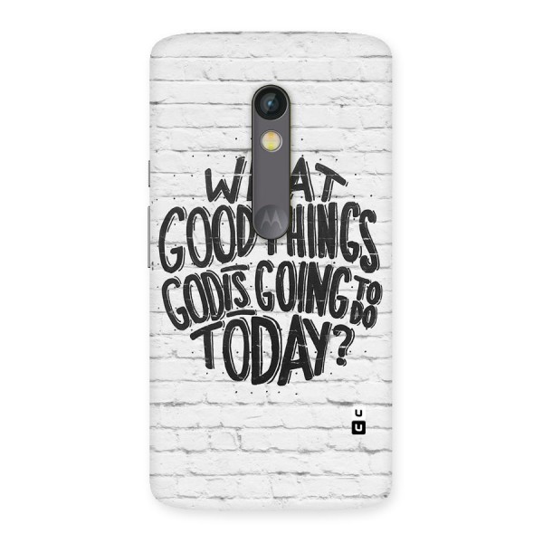 Wall Good Back Case for Moto X Play