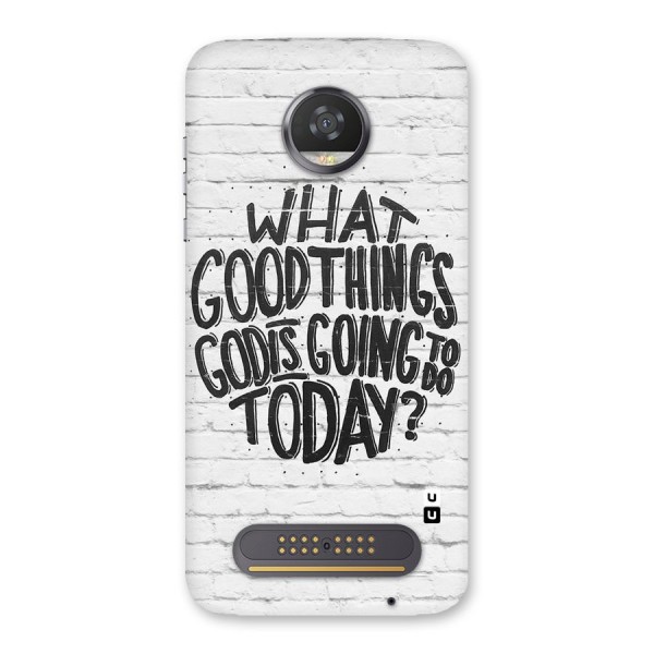 Wall Good Back Case for Moto Z2 Play