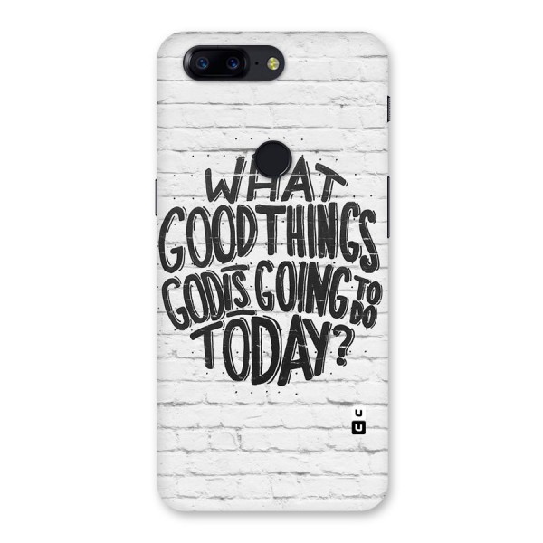 Wall Good Back Case for OnePlus 5T