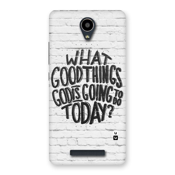 Wall Good Back Case for Redmi Note 2