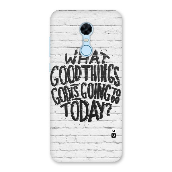 Wall Good Back Case for Redmi Note 5