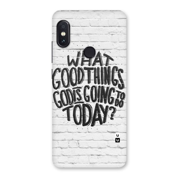 Wall Good Back Case for Redmi Note 5 Pro