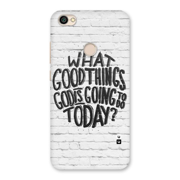 Wall Good Back Case for Redmi Y1 2017
