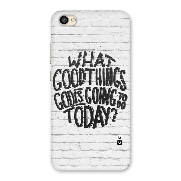Wall Good Back Case for Redmi Y1 Lite
