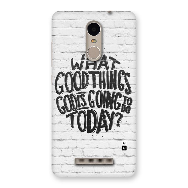 Wall Good Back Case for Xiaomi Redmi Note 3