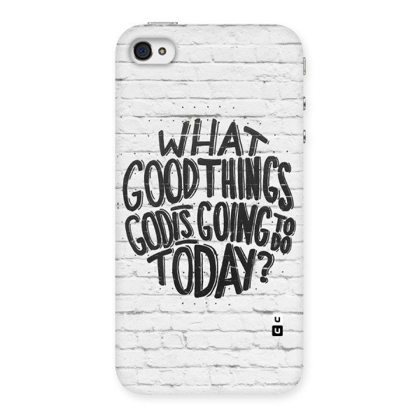 Wall Good Back Case for iPhone 4 4s