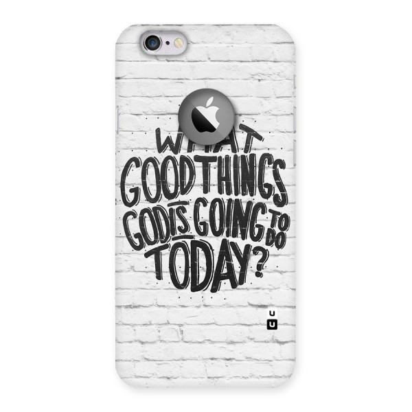 Wall Good Back Case for iPhone 6 Logo Cut