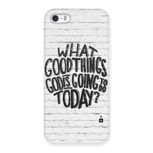 Wall Good Back Case for iPhone SE