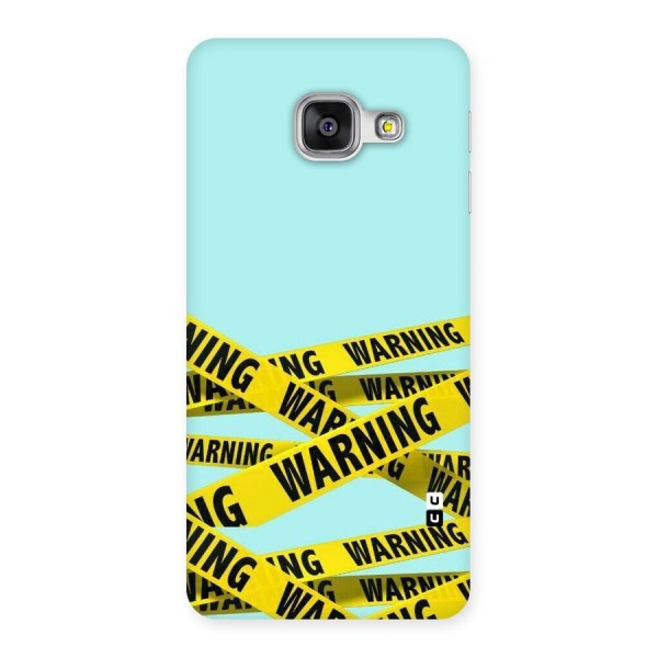 Warning Design Back Case for Galaxy A3 2016
