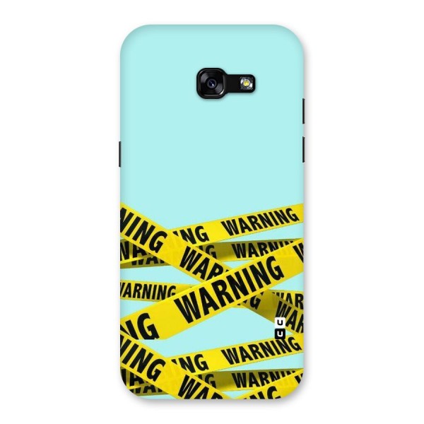 Warning Design Back Case for Galaxy A5 2017