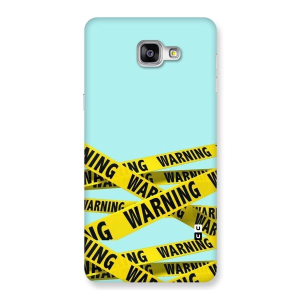 Warning Design Back Case for Galaxy A9