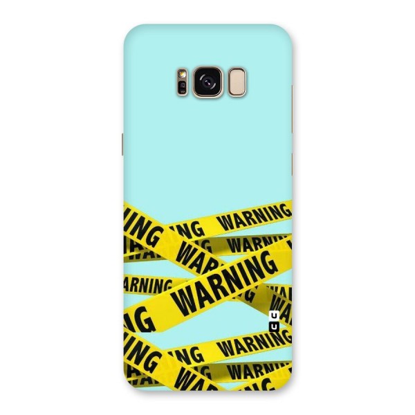 Warning Design Back Case for Galaxy S8 Plus