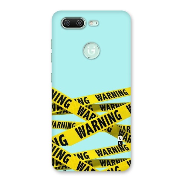 Warning Design Back Case for Gionee S10