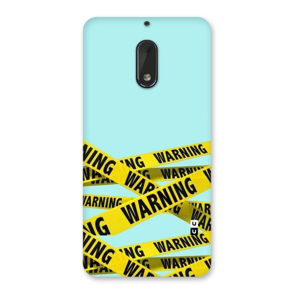 Warning Design Back Case for Nokia 6