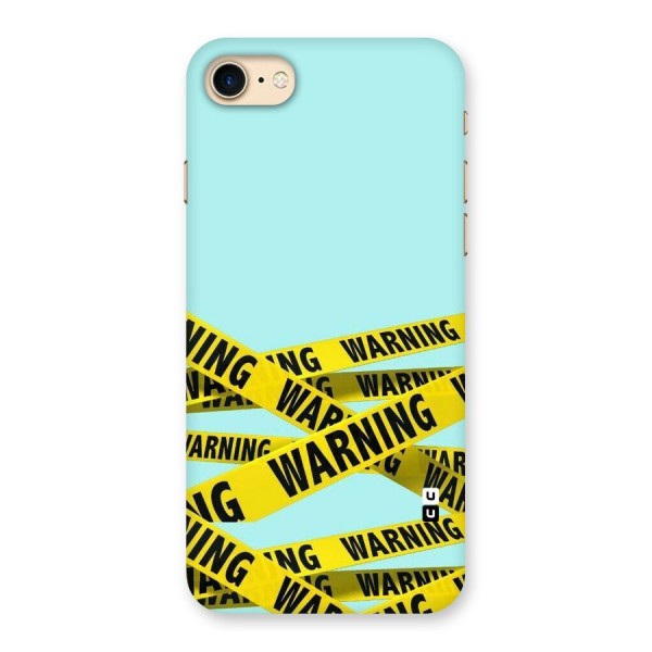 Warning Design Back Case for iPhone 7