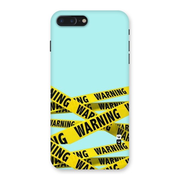Warning Design Back Case for iPhone 7 Plus
