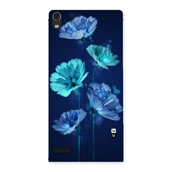 Water Flowers Back Case for Ascend P6