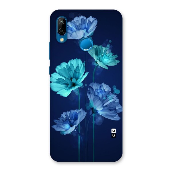 Water Flowers Back Case for Huawei P20 Lite