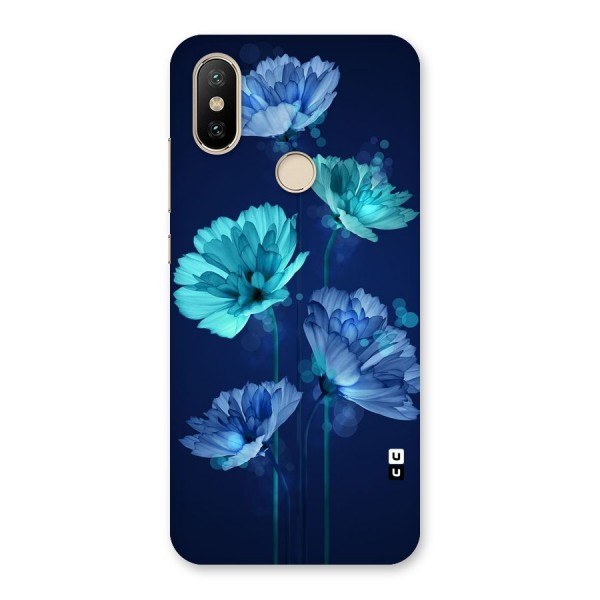 Water Flowers Back Case for Mi A2