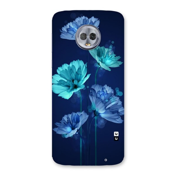 Water Flowers Back Case for Moto G6 Plus