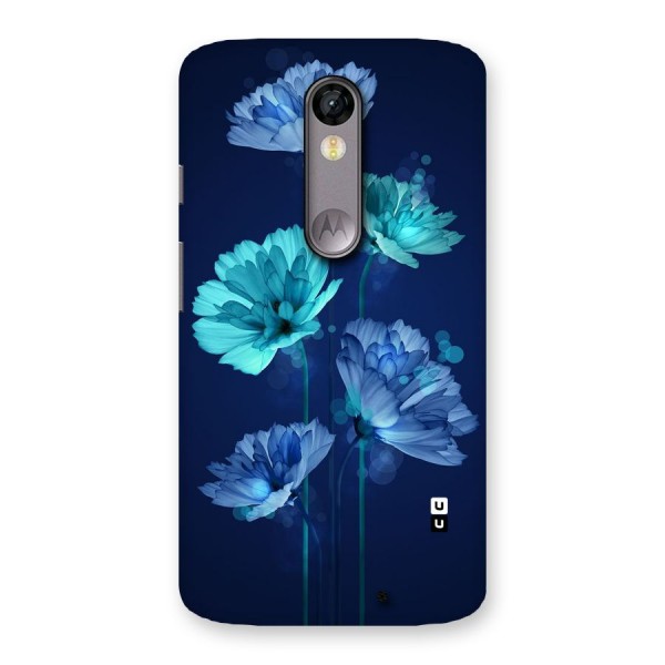 Water Flowers Back Case for Moto X Force
