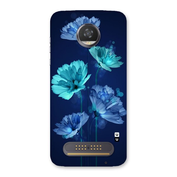 Water Flowers Back Case for Moto Z2 Play