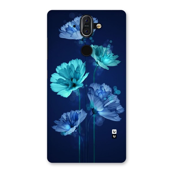 Water Flowers Back Case for Nokia 8 Sirocco