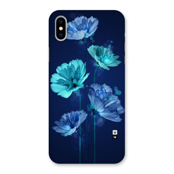 Water Flowers Back Case for iPhone XS