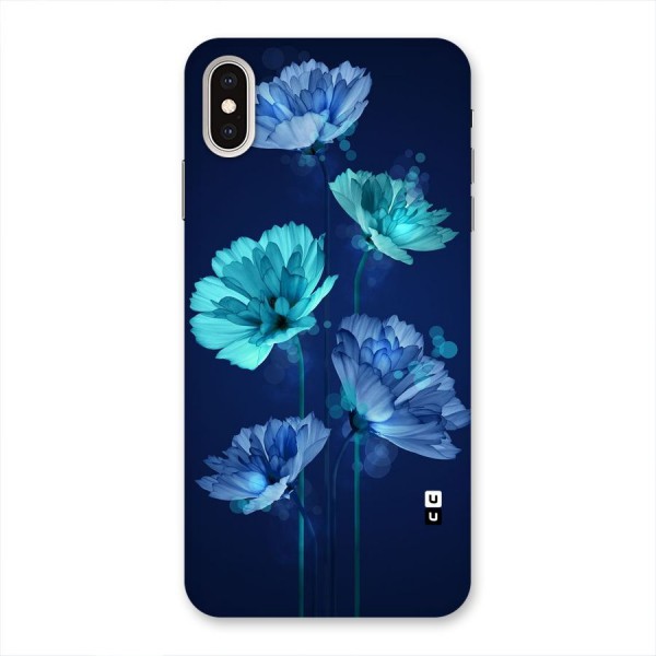 Water Flowers Back Case for iPhone XS Max