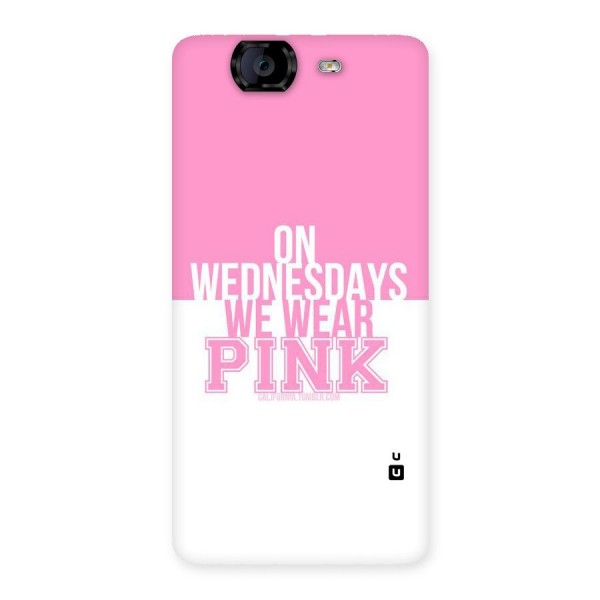 Wear Pink Back Case for Canvas Knight A350