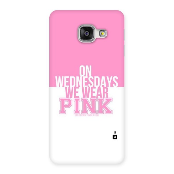 Wear Pink Back Case for Galaxy A3 2016
