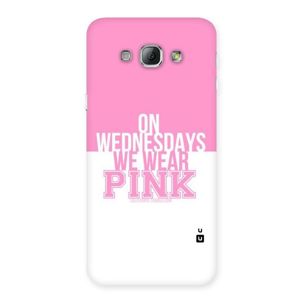 Wear Pink Back Case for Galaxy A8