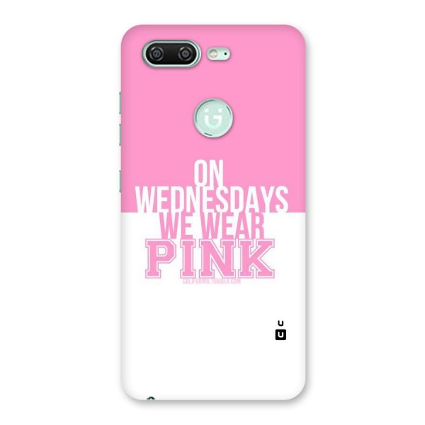 Wear Pink Back Case for Gionee S10