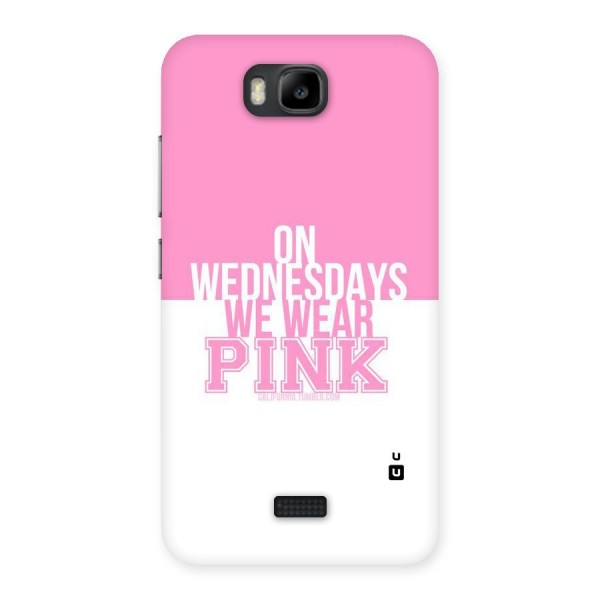 Wear Pink Back Case for Honor Bee