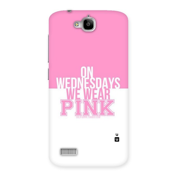 Wear Pink Back Case for Honor Holly